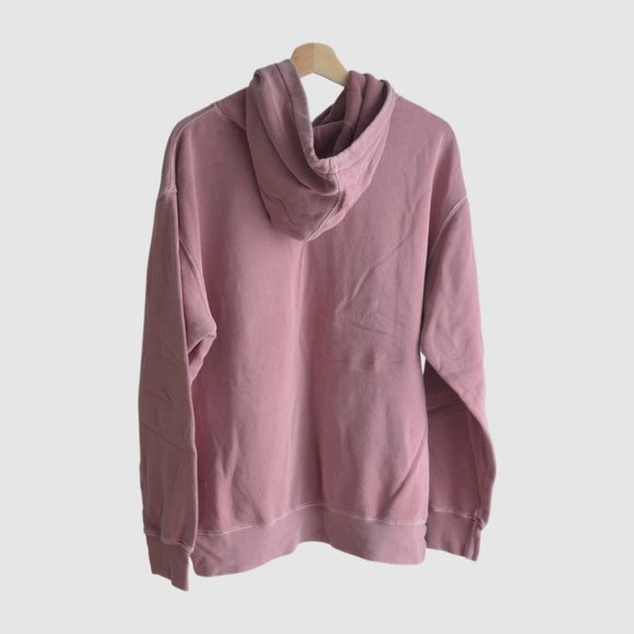 Pink Obey Hoodie – Size L, Worn-In Style, Distressed with Missing Drawstring - Picture 5 of 6